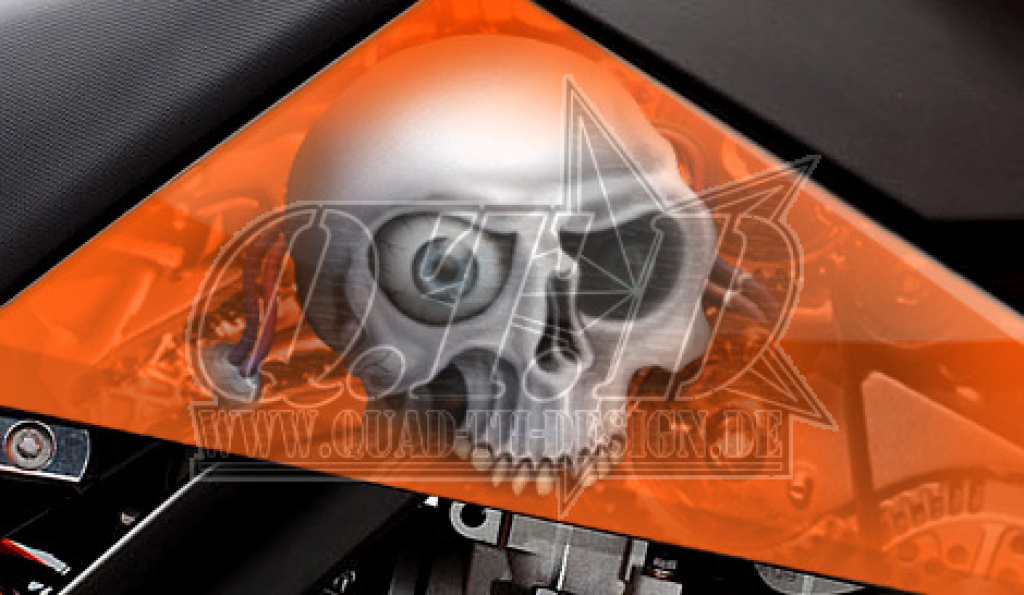 Head Creeps Orange for KTM Quad SX/XC 450/505/525